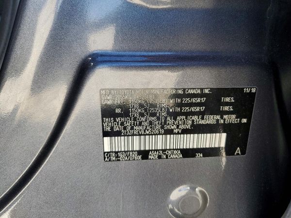 2018 TOYOTA RAV4 LE