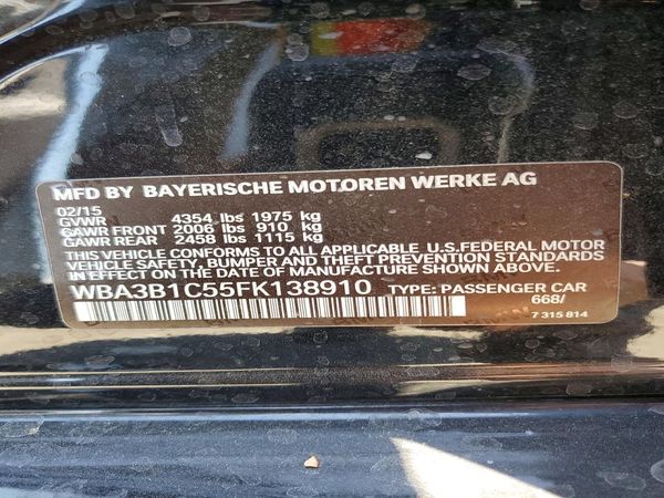 2015 BMW 320 320i
