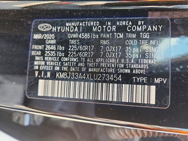 2020 HYUNDAI TUCSON