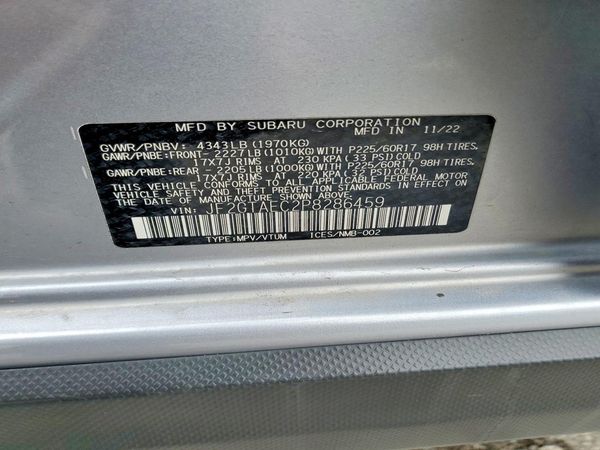 2023 SUBARU CROSSTREK