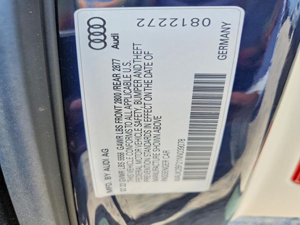 2022 AUDI A6 quattro Premium