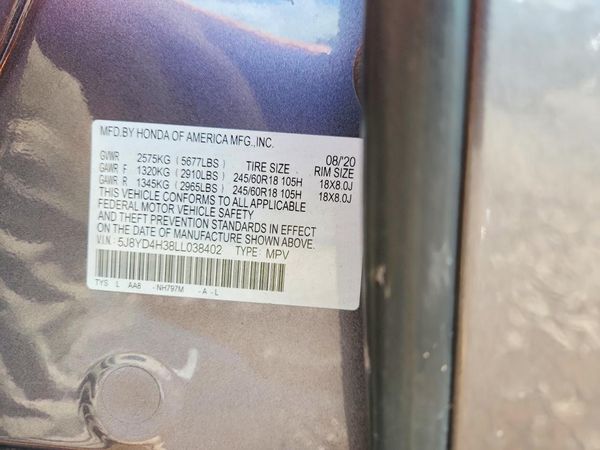 2020 ACURA MDX