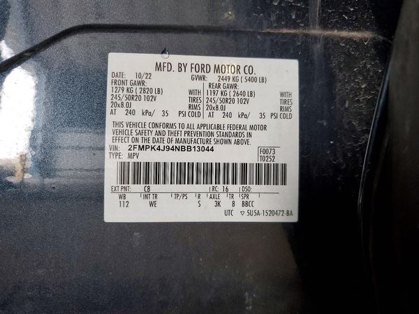 2022 FORD EDGE