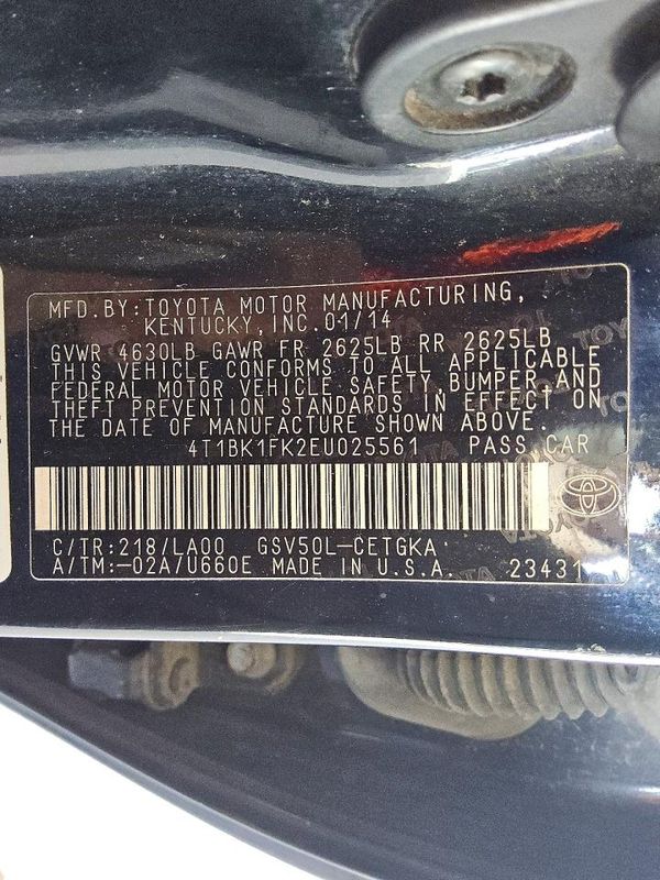 2014 TOYOTA CAMRY