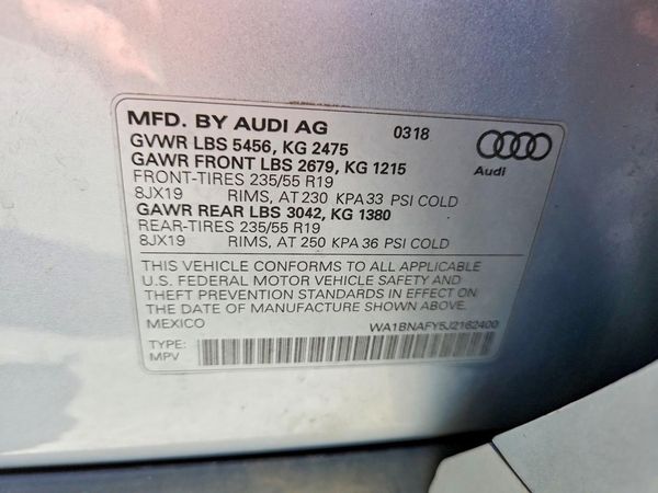 2018 AUDI Q5 quattro Premium Plus