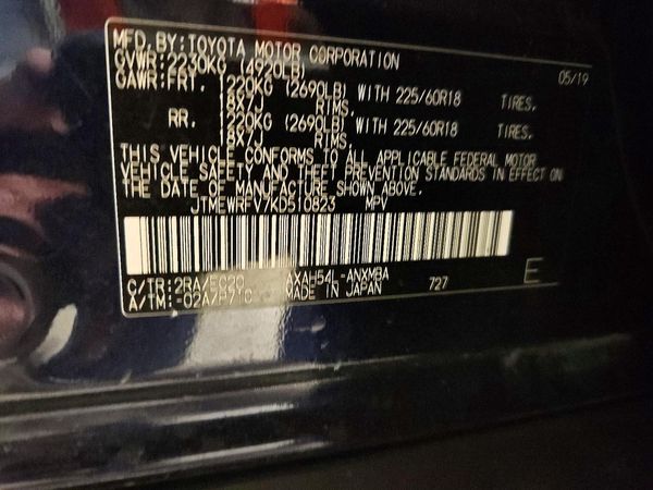 2019 TOYOTA RAV4 XSE HV 4WD