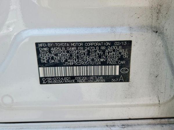 2013 LEXUS IS 250