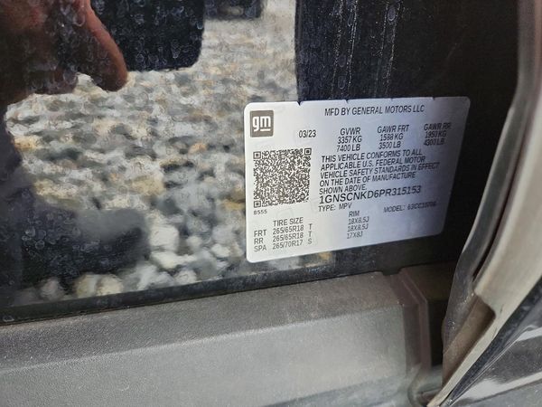 2023 CHEVROLET TAHOE LT