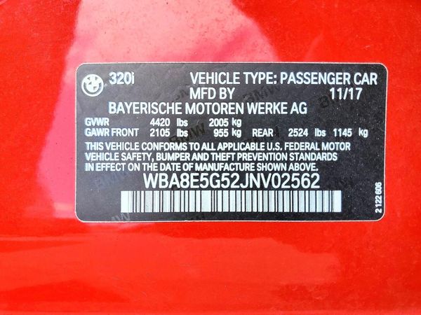 2018 BMW 320 xDrive SA