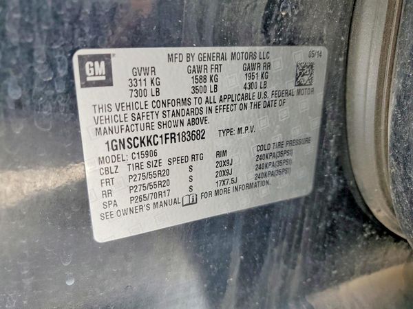 2015 CHEVROLET SUBURBAN LTZ