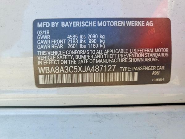 2018 BMW 320 xDrive