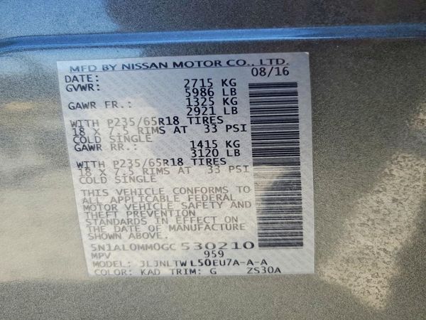 2016 INFINITI QX60