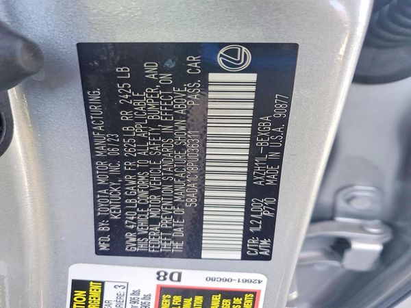 2023 LEXUS ES 300H 300h Premium