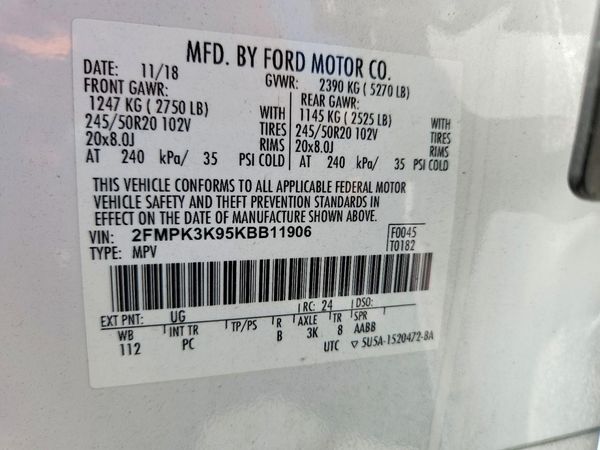 2019 FORD EDGE