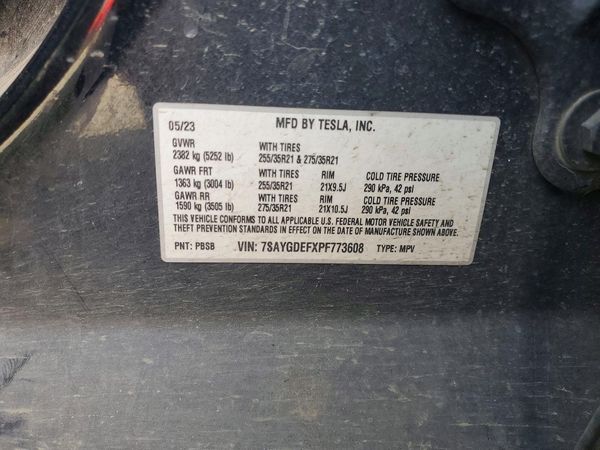 2023 TESLA MODEL Y