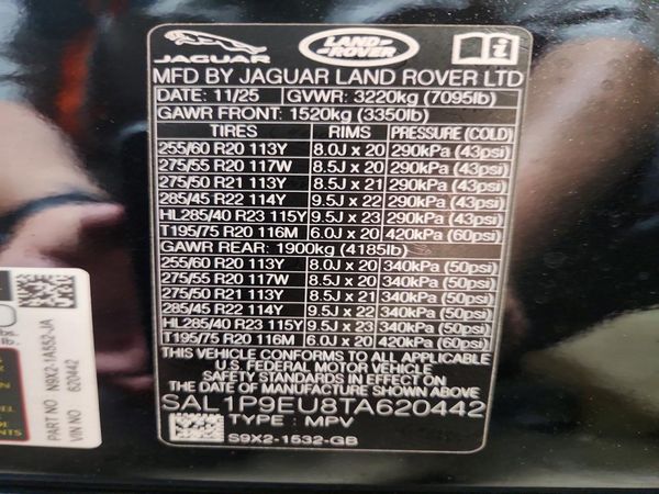 2026 LAND ROVER RANGE ROVER SPORT P360 SE