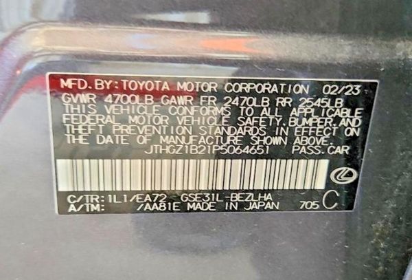 2023 LEXUS IS 350 350 F Sport