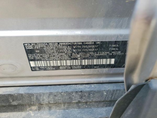2022 TOYOTA RAV4 LE
