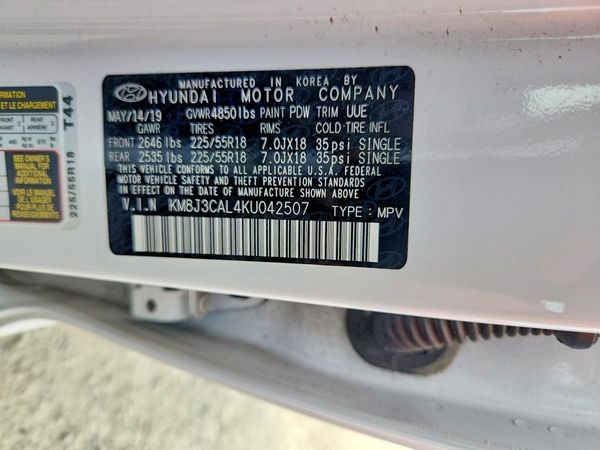 2019 HYUNDAI TUCSON