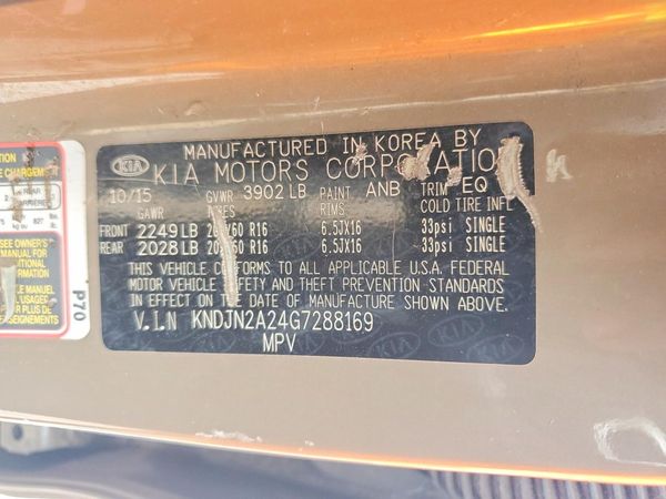 2016 KIA SOUL