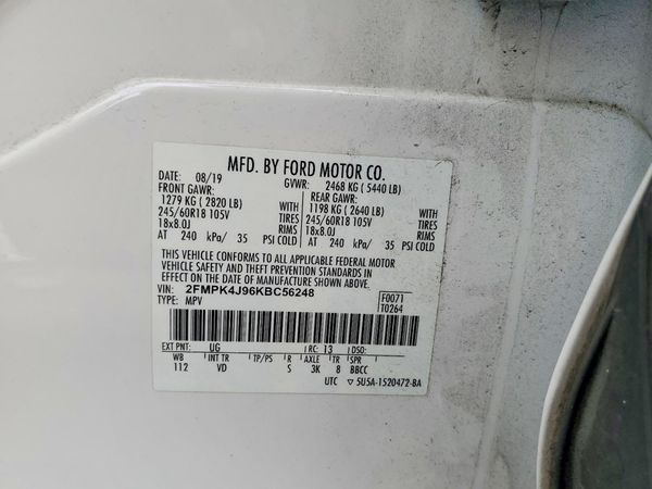 2019 FORD EDGE SEL