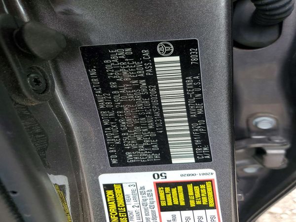 2023 TOYOTA CAMRY LE
