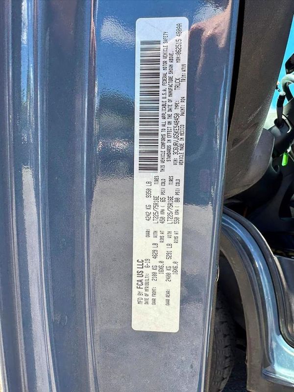 2019 RAM PROMASTER 3500