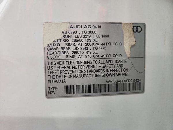2014 AUDI Q7 Premium Plus