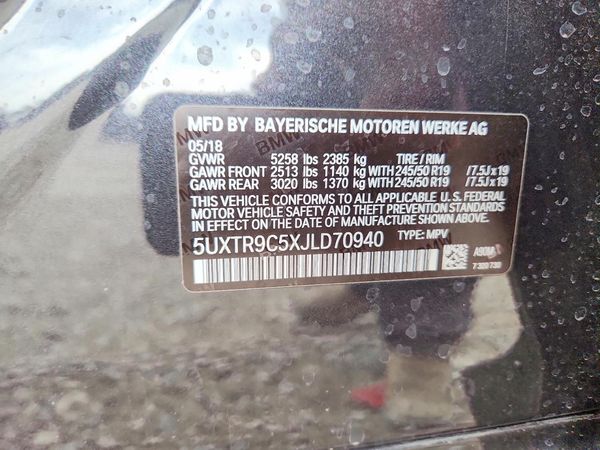2018 BMW X3 sDrive30i
