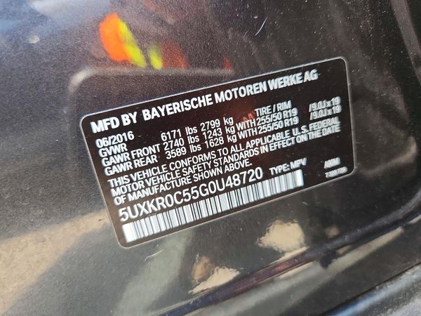 2016 BMW X5