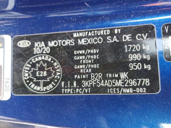 2021 KIA FORTE EX