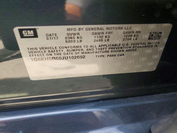 2018 CADILLAC CT6 Premium Luxury