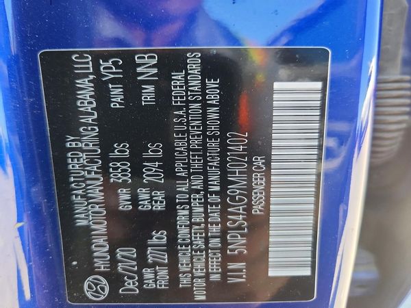 2021 HYUNDAI ELANTRA SEL w/ Convenience Pkg