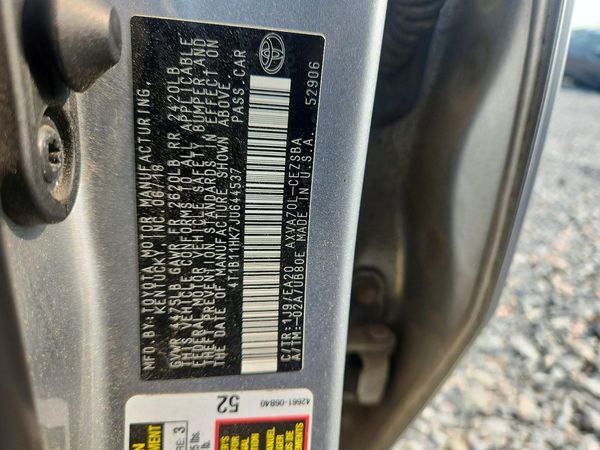 2018 TOYOTA CAMRY L/LE/SE/XLE