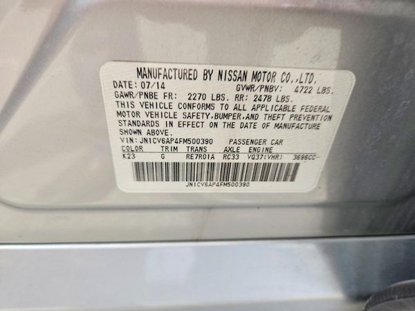 2015 INFINITI Q40