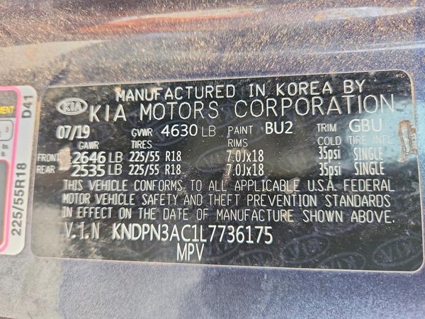 2020 KIA SPORTAGE