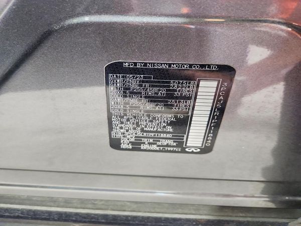 2023 INFINITI QX55 Sensory