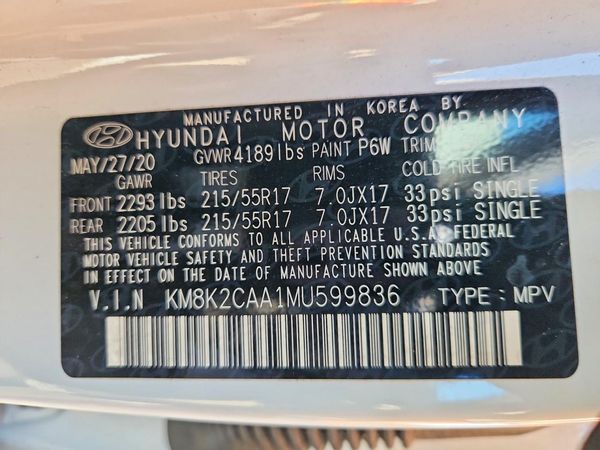 2021 HYUNDAI KONA