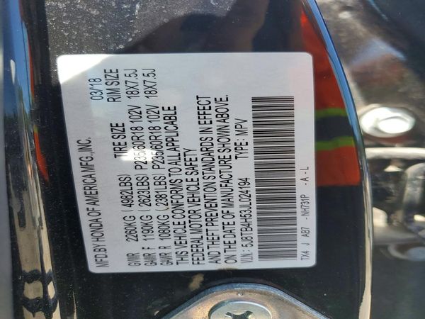 2018 ACURA RDX