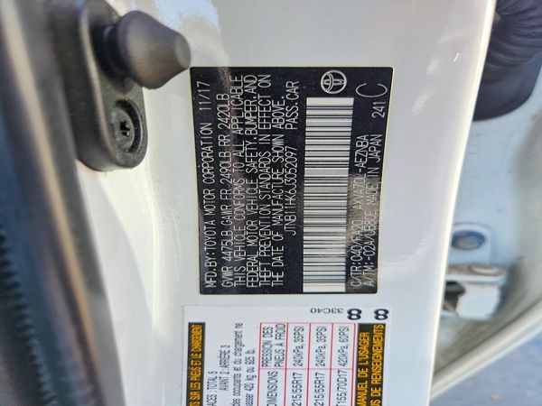 2018 TOYOTA CAMRY LE/SE/XLE/XSE