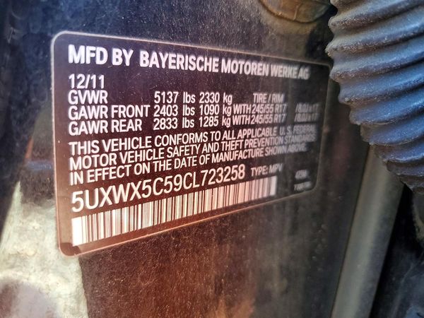 2012 BMW X3