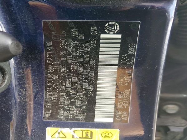 2016 LEXUS ES 350