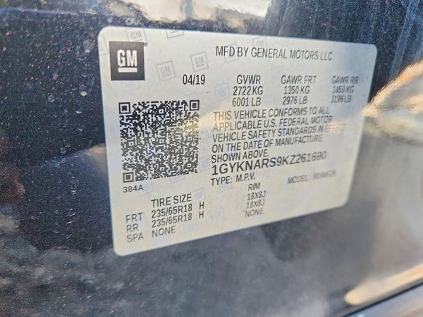 2019 CADILLAC XT5