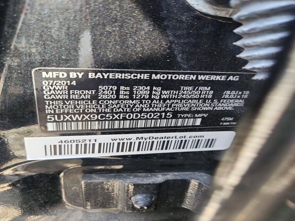2015 BMW X3