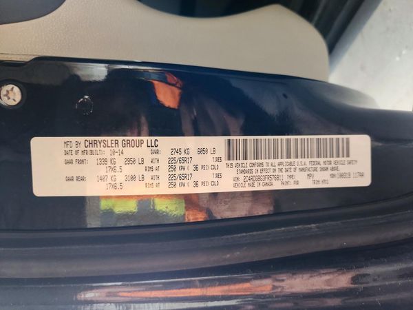 2015 DODGE GRAND CARAVAN SE