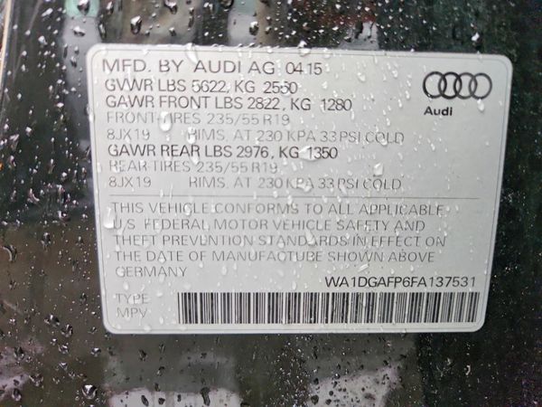 2015 AUDI Q5