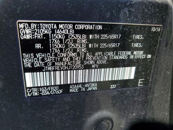2017 TOYOTA RAV4