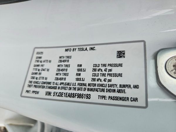 2025 TESLA MODEL 3