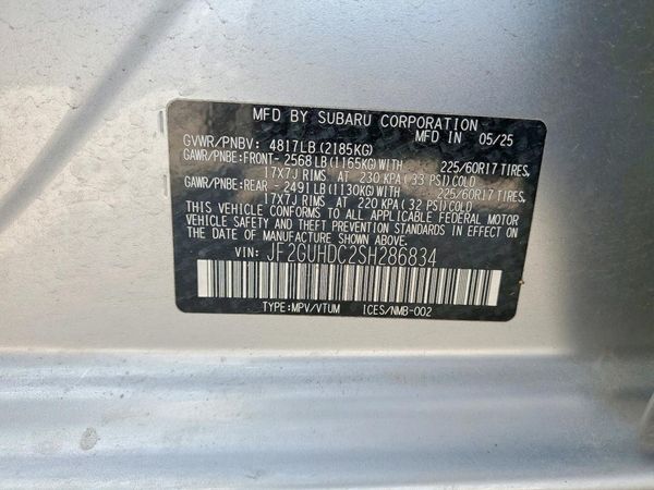 2025 SUBARU CROSSTREK Premium