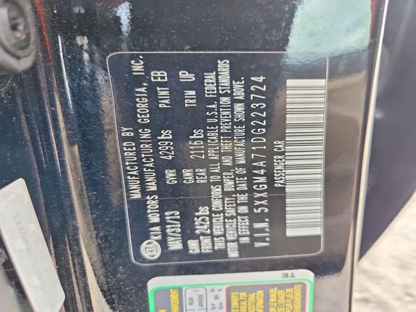 2013 KIA OPTIMA LX
